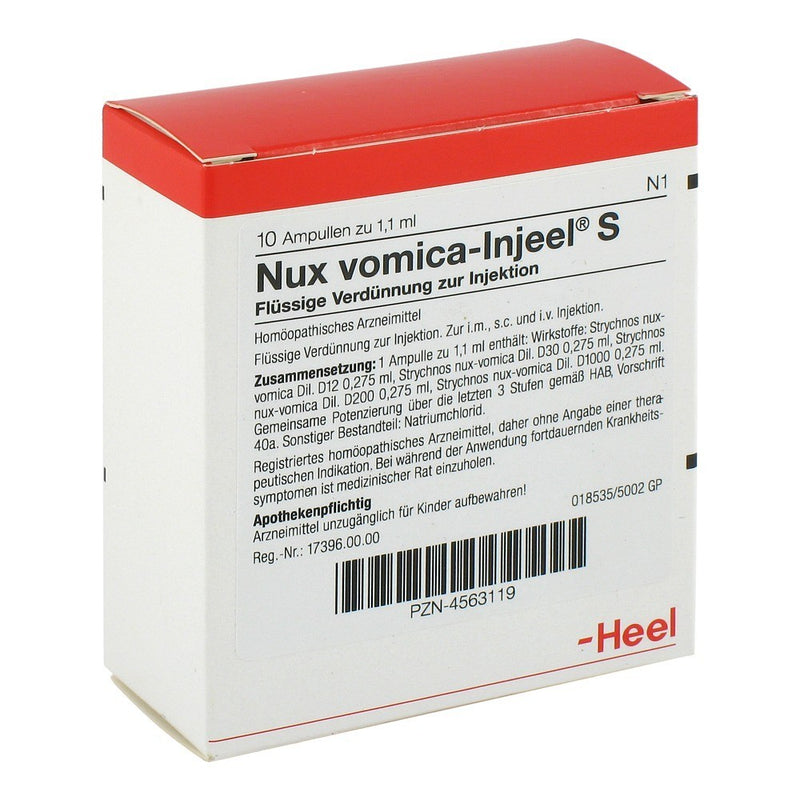 Nux Vomica Injeel 10 Ampoules-Urenus