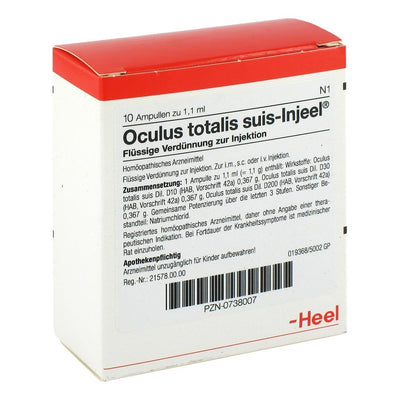 Oculus Totalis Suis 10 Ampoules-Urenus