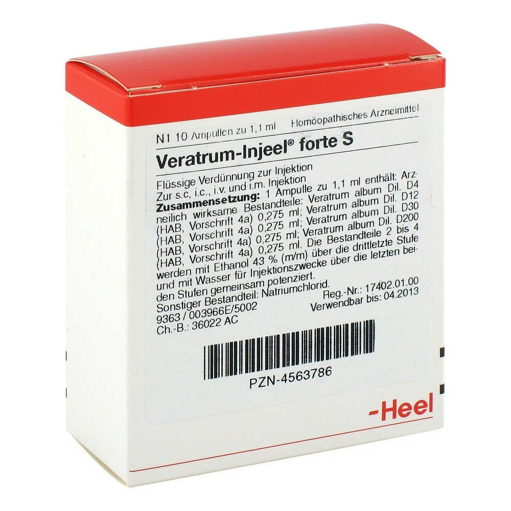 Veratrum Injeel FORTE 10 Ampoules-Urenus