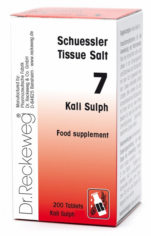 Schuessler Tissue Salt Kali Sulph (No. 7)