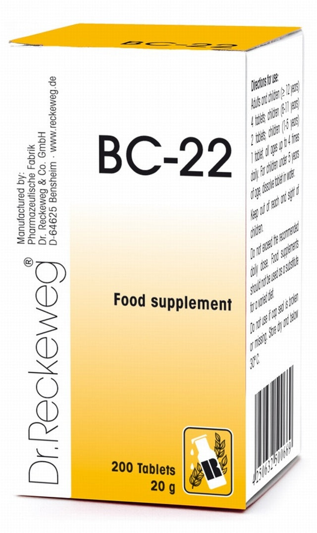 Schuessler Combination Tissue Salt BC-22 SCROFULA, ABSCESS