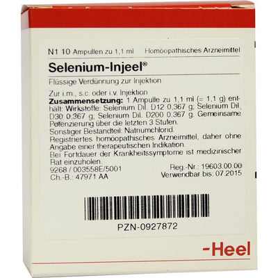 Selenium Injeel 10 Ampoules-Urenus