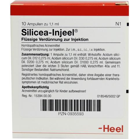 Silicea 10 Ampoules-Urenus