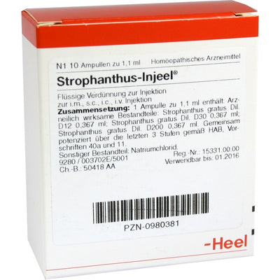 Strophanthus Injeel 10 Ampoules-Urenus