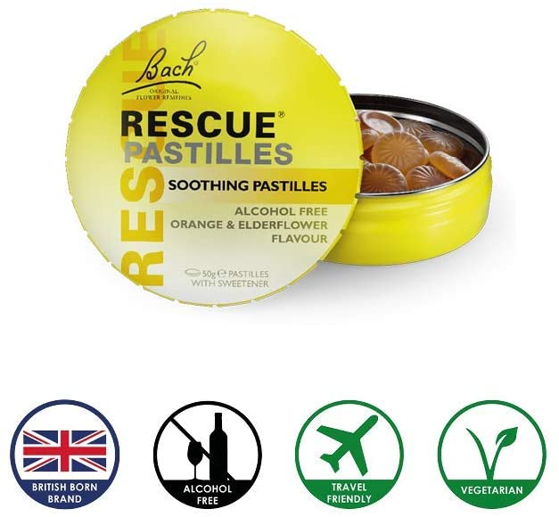 Rescue Pastilles Orange & Elderflower