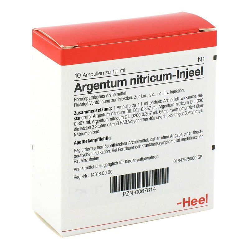 Argentum Nitricum 10 Ampoules-Urenus