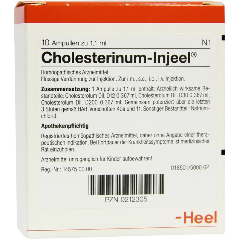 Cholesterinum 10 Ampoules-Urenus