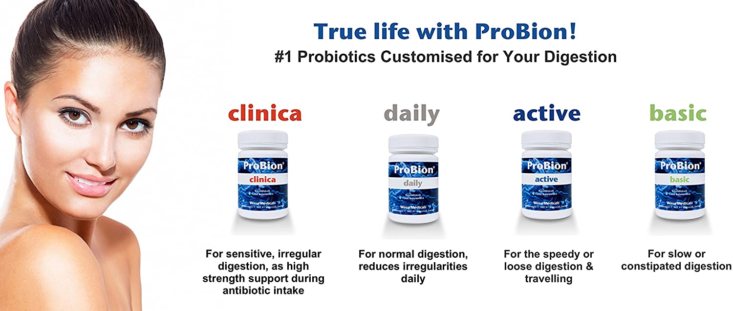 Probiotics Basic ProBion Basic - Slow or Constipated Digestion. High Strength Time ...