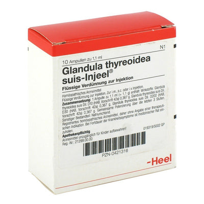 Glandula Thyreoidea Suis Injeel 10 Ampoules-Urenus
