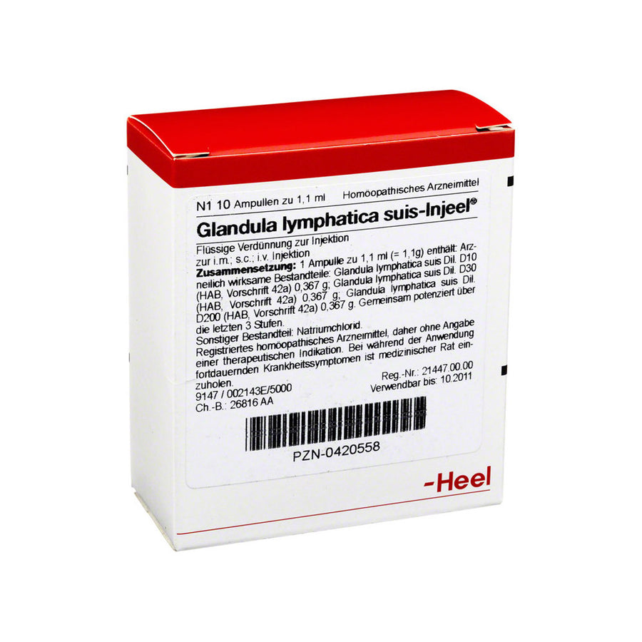 Glandula Lymphatica Suis 10 Ampoules-Urenus