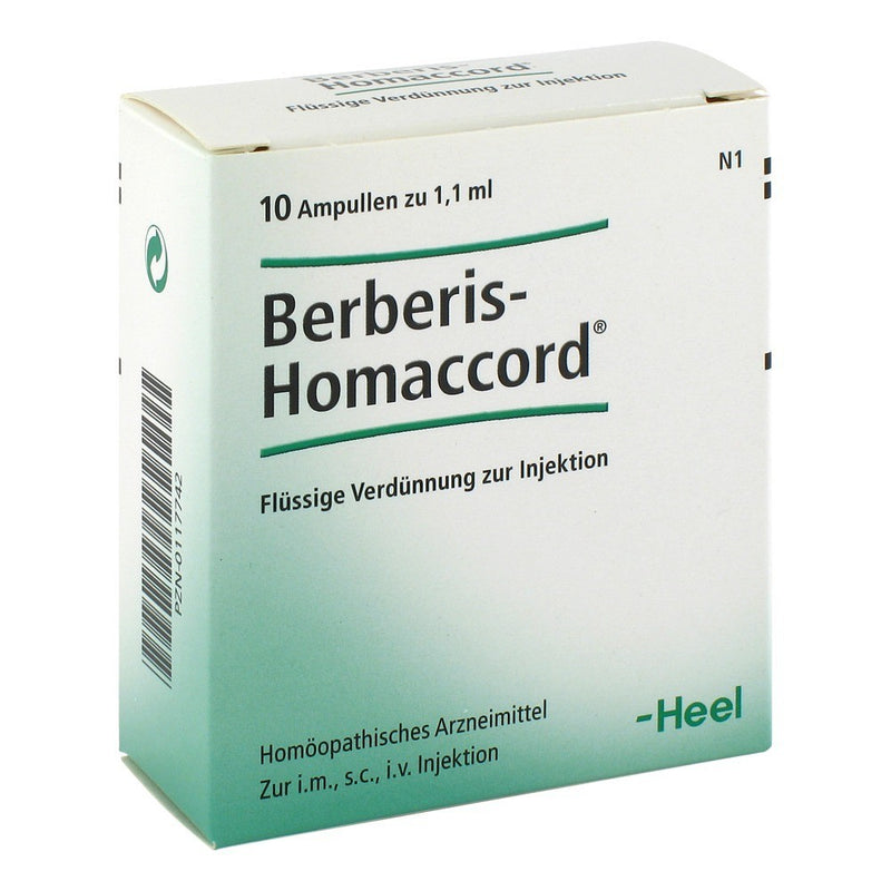 Berberis Homaccord 10 Ampoules-Urenus