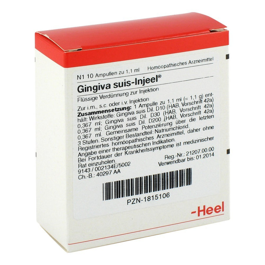 Gingiva Suis 10 Ampoules-Urenus