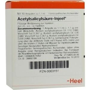 Acetylsalicylsaeure 10 Ampoules-Urenus