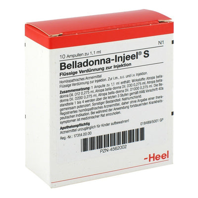 Belladonna Injeel 10 Ampoules-Urenus