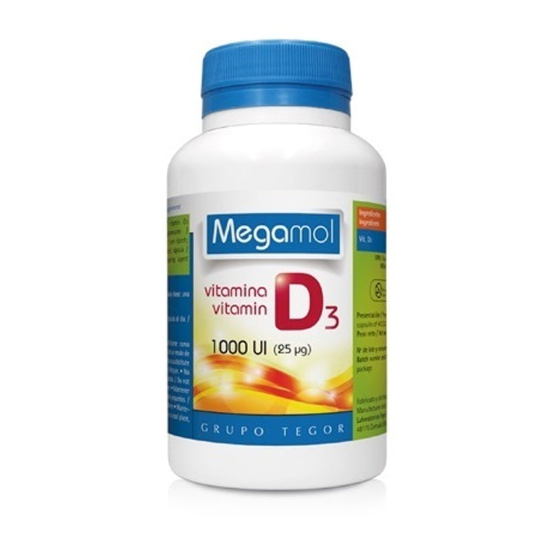 Vitamin D3 1000 UI Megamol - 100 Capsules
