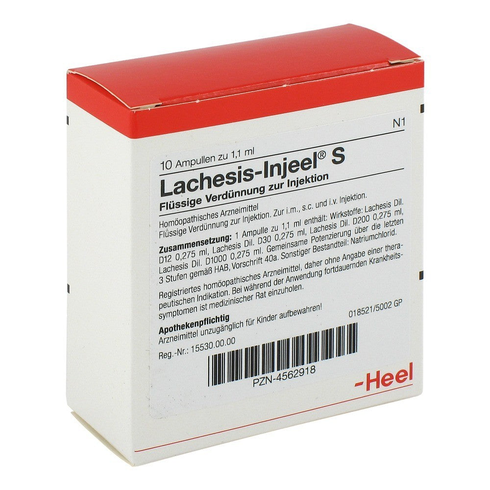 Lachesis Injeel 10 Ampoules-Urenus