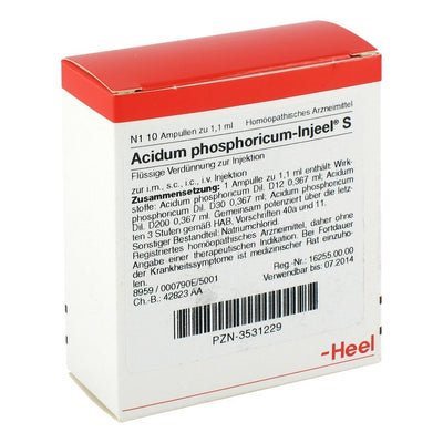Acidum Phosphoricum 10 Ampoules-Urenus