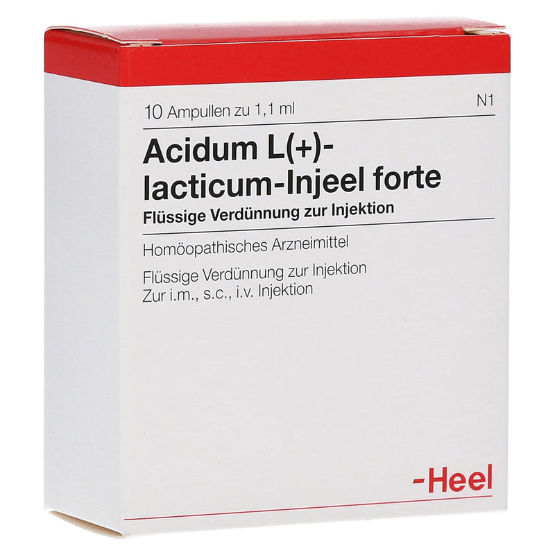 Acidum L+ Lacticum FORTE 10 Ampoules-Urenus