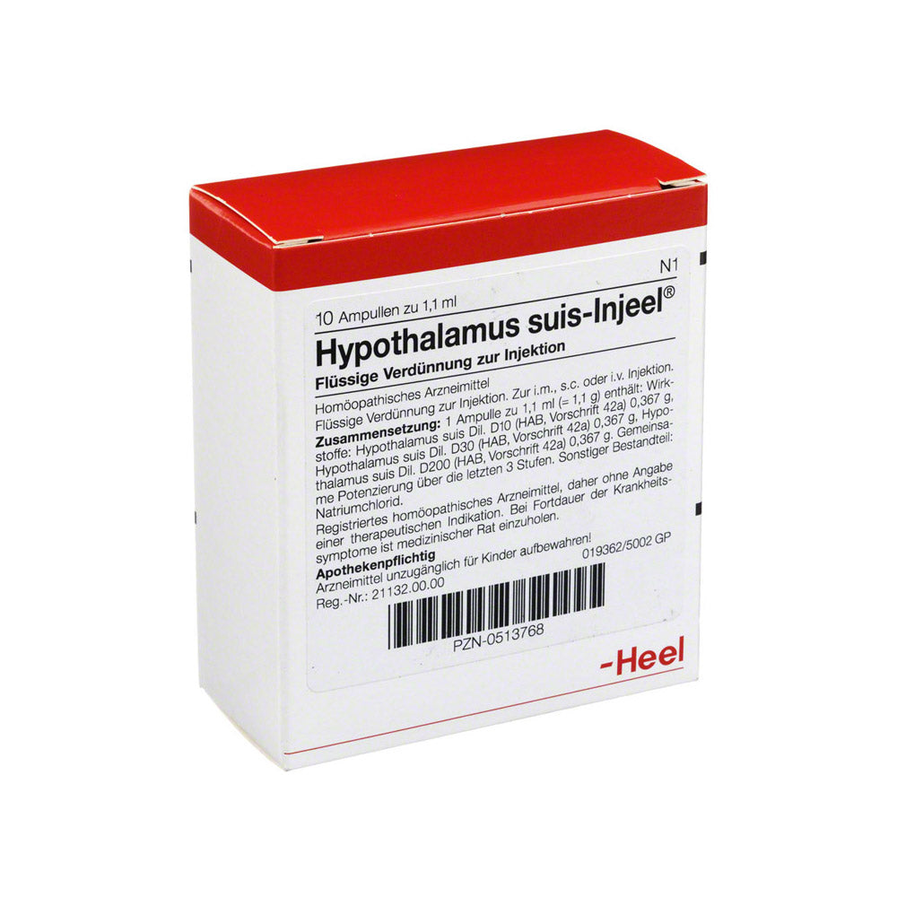 Hypothalamus Suis 10 Ampoules-Urenus