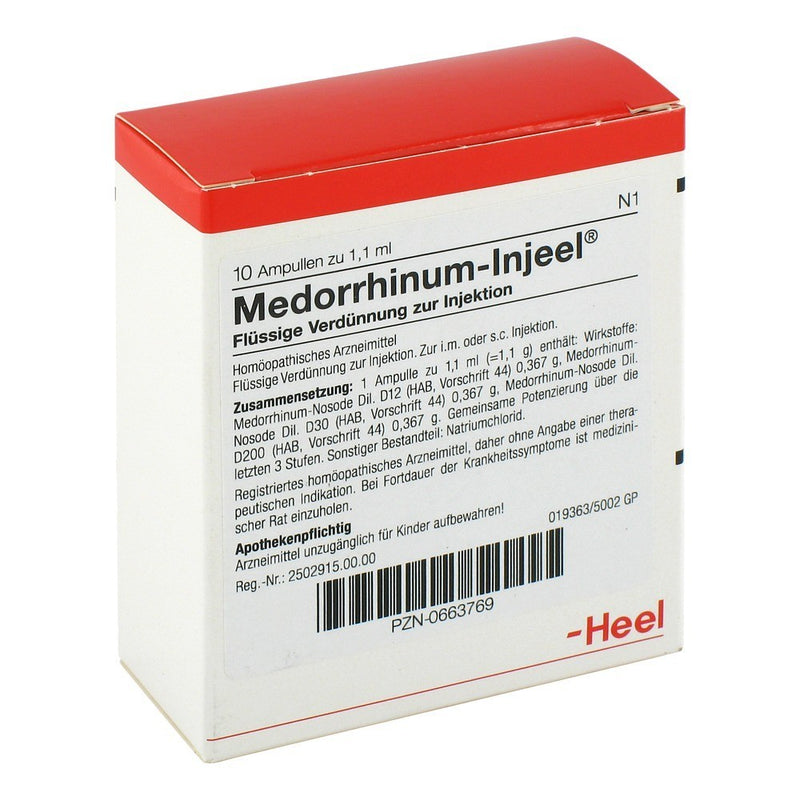 Medorrhinum Injeel 10 Ampoules-Urenus