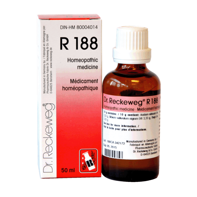 Dr. Reckeweg R188 Warts, Cutaneous Growths 50ml – Urenus