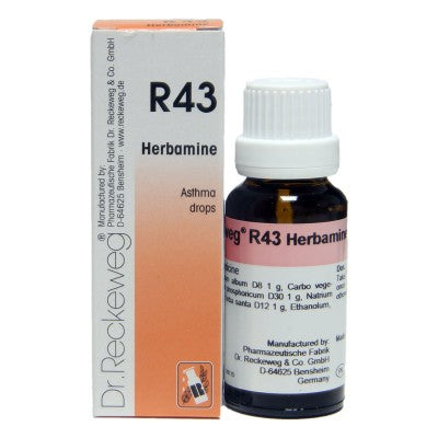 Dr. Reckeweg R43 Asthma Drops 50ml – Urenus
