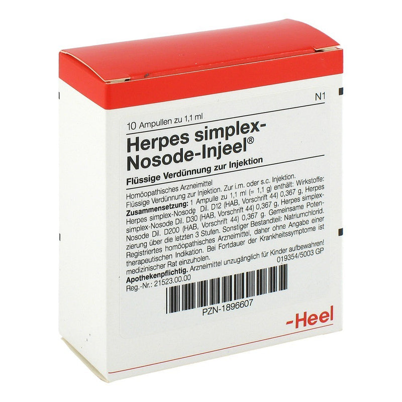 Herpes Simplex Nosode 10 Ampoules-Urenus