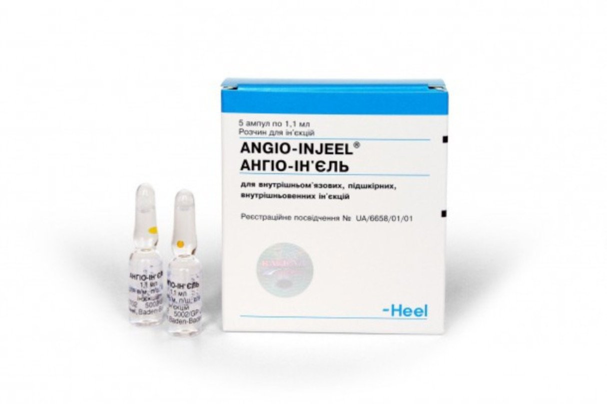 Heel Anio Injeel 10 Ampoules (Modified name of Angio) – Urenus