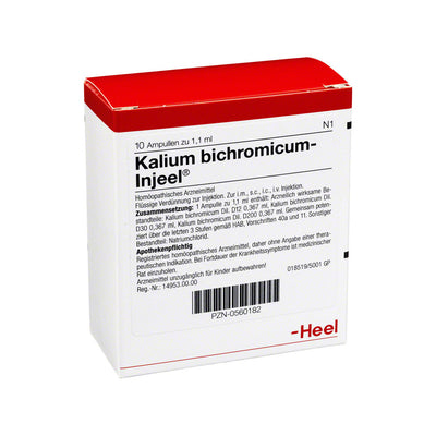 Kalium Bichromicum 10 Ampoules-Urenus