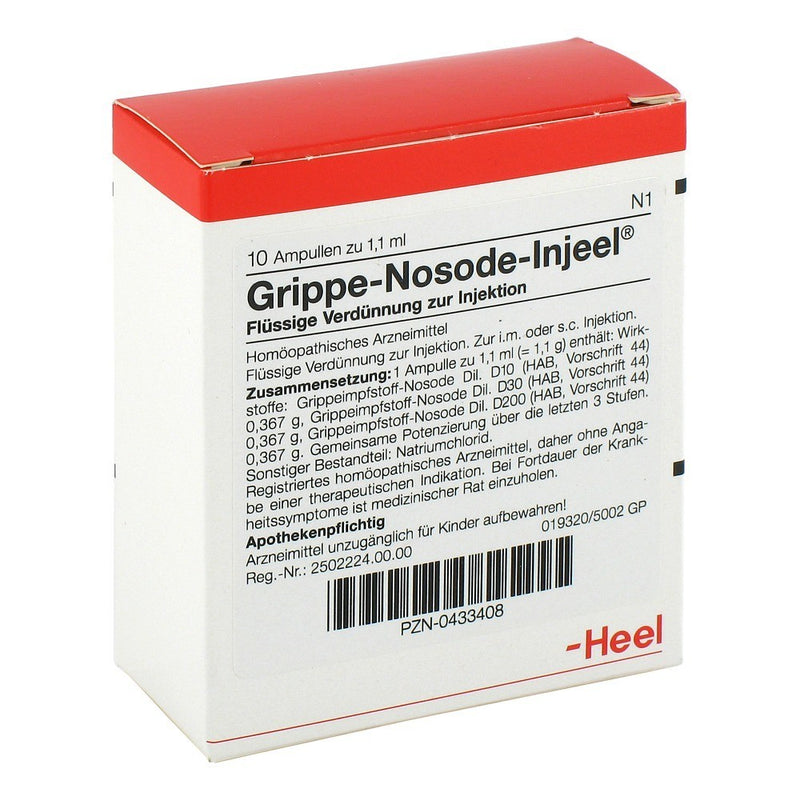 Grippe Nosode 10 Ampoules-Urenus